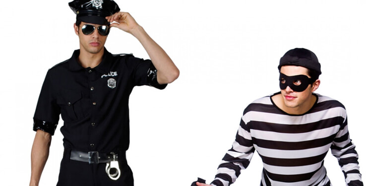 Cops and robbers fancy dress ideas for students