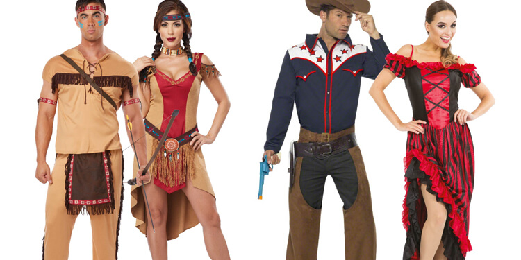 Cowboys and Indians student fancy dress