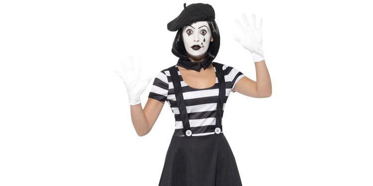Mime fancy dress ideas for students